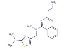 2-(2-aminoethyl)-N-[(2-isopropyl-1,3-thiazol-4-yl)methyl]-N-methyl-4-quinazolinamine dihydrochloride