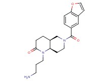 rel-(4aS,8aR)-1-(3-aminopropyl)-6-(1-benzofuran-5-ylcarbonyl)octahydro-1,6-naphthyridin-2(1H)-one hydrochloride