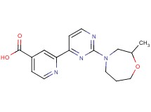 2-[2-(2-methyl-1,4-oxazepan-4-yl)-4-pyrimidinyl]isonicotinic acid hydrochloride