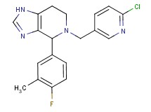5-[(6-chloropyridin-3-yl)methyl]-4-(4-fluoro-3-methylphenyl)-4,5,6,7-tetrahydro-1H-imidazo[4,5-c]pyridine