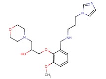 1-[2-({[3-(1H-imidazol-1-yl)propyl]amino}methyl)-6-methoxyphenoxy]-3-(4-morpholinyl)-2-propanol
