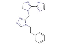 1-{[4-(2-phenylethyl)-4H-1,2,4-triazol-3-yl]methyl}-1H,1'H-2,2'-biimidazole