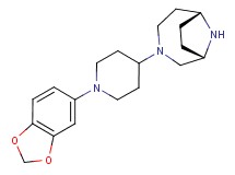 (1S*,6R*)-3-[1-(1,3-benzodioxol-5-yl)piperidin-4-yl]-3,9-diazabicyclo[4.2.1]nonane