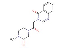 3-[2-(4-methyl-3-oxo-1-piperazinyl)-2-oxoethyl]-4(3H)-quinazolinone