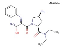 (2S,4S)-4-amino-N,N-diethyl-1-[(3-hydroxy-2-quinoxalinyl)carbonyl]-2-pyrrolidinecarboxamide