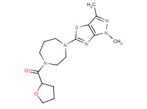 1,3-dimethyl-5-[4-(tetrahydrofuran-2-ylcarbonyl)-1,4-diazepan-1-yl]-1H-pyrazolo[3,4-d][1,3]thiazole