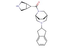 (1S*,5R*)-6-[(1R*,5S*,6r)-3-azabicyclo[3.1.0]hex-6-ylcarbonyl]-3-(2,3-dihydro-1H-inden-2-yl)-3,6-diazabicyclo[3.2.2]nonane