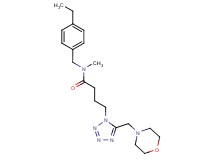 N-(4-ethylbenzyl)-N-methyl-4-[5-(4-morpholinylmethyl)-1H-tetrazol-1-yl]butanamide