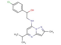 1-(4-chlorophenyl)-2-[(5-isopropyl-2-methylpyrazolo[1,5-a]pyrimidin-7-yl)amino]ethanol