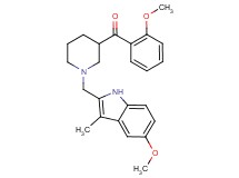 {1-[(5-methoxy-3-methyl-1H-indol-2-yl)methyl]-3-piperidinyl}(2-methoxyphenyl)methanone