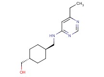 (trans-4-{[(6-ethylpyrimidin-4-yl)amino]methyl}cyclohexyl)methanol