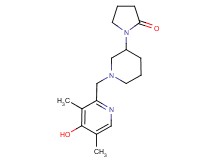 1-{1-[(4-hydroxy-3,5-dimethyl-2-pyridinyl)methyl]-3-piperidinyl}-2-pyrrolidinone