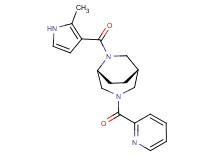 (1S*,5R*)-6-[(2-methyl-1H-pyrrol-3-yl)carbonyl]-3-(2-pyridinylcarbonyl)-3,6-diazabicyclo[3.2.2]nonane