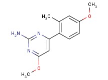 4-methoxy-6-(4-methoxy-2-methylphenyl)pyrimidin-2-amine