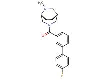 (1R*,5R*)-3-[(4'-fluoro-3-biphenylyl)carbonyl]-6-methyl-3,6-diazabicyclo[3.2.2]nonane