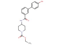 ethyl 4-{[(4'-hydroxybiphenyl-3-yl)carbonyl]amino}piperidine-1-carboxylate