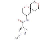N-1,9-dioxaspiro[5.5]undec-4-yl-1-methyl-1H-pyrazole-4-carboxamide