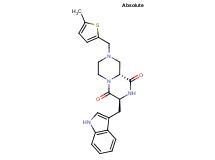 (3S,9aR)-3-(1H-indol-3-ylmethyl)-8-[(5-methyl-2-thienyl)methyl]tetrahydro-2H-pyrazino[1,2-a]pyrazine-1,4(3H,6H)-dione