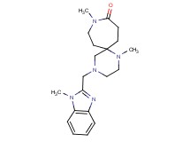 1,9-dimethyl-4-[(1-methyl-1H-benzimidazol-2-yl)methyl]-1,4,9-triazaspiro[5.6]dodecan-10-one