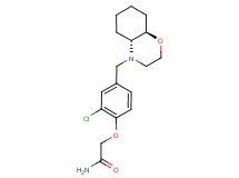 2-{2-chloro-4-[(4aR*,8aR*)-octahydro-4H-1,4-benzoxazin-4-ylmethyl]phenoxy}acetamide
