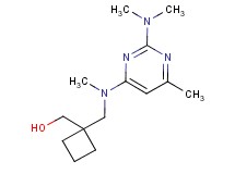 (1-{[[2-(dimethylamino)-6-methylpyrimidin-4-yl](methyl)amino]methyl}cyclobutyl)methanol