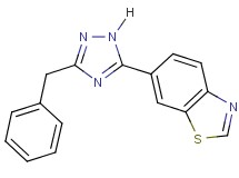 6-(3-benzyl-1H-1,2,4-triazol-5-yl)-1,3-benzothiazole