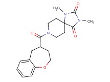 1,3-dimethyl-8-(2,3,4,5-tetrahydro-1-benzoxepin-4-ylcarbonyl)-1,3,8-triazaspiro[4.5]decane-2,4-dione