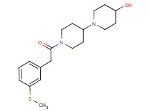 1'-{[3-(methylthio)phenyl]acetyl}-1,4'-bipiperidin-4-ol
