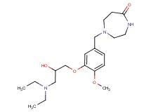 1-{3-[3-(diethylamino)-2-hydroxypropoxy]-4-methoxybenzyl}-1,4-diazepan-5-one