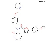 5-(4-methoxyphenyl)-N-[(3S)-2-oxo-3-azepanyl]-N-[4-(2-pyridinylmethoxy)benzyl]-2-furamide