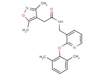 2-(3,5-dimethyl-4-isoxazolyl)-N-{[2-(2,6-dimethylphenoxy)-3-pyridinyl]methyl}acetamide