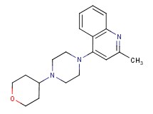 2-methyl-4-[4-(tetrahydro-2H-pyran-4-yl)piperazin-1-yl]quinoline