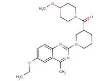 6-ethoxy-2-{3-[(4-methoxy-1-piperidinyl)carbonyl]-1-piperidinyl}-4-methylquinazoline