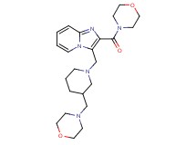 2-(4-morpholinylcarbonyl)-3-{[3-(4-morpholinylmethyl)-1-piperidinyl]methyl}imidazo[1,2-a]pyridine