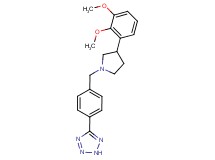 5-(4-{[3-(2,3-dimethoxyphenyl)pyrrolidin-1-yl]methyl}phenyl)-2H-tetrazole