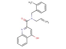 N-allyl-4-hydroxy-N-(2-methylbenzyl)-2-quinolinecarboxamide