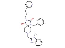 1-benzyl-8-[(1-methyl-1H-benzimidazol-2-yl)methyl]-3-[3-(3-pyridinyl)propyl]-1,3,8-triazaspiro[4.5]decane-2,4-dione