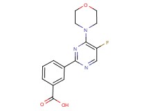 3-(5-fluoro-4-morpholin-4-ylpyrimidin-2-yl)benzoic acid