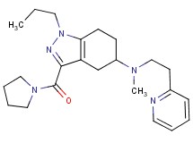 N-methyl-1-propyl-N-[2-(2-pyridinyl)ethyl]-3-(1-pyrrolidinylcarbonyl)-4,5,6,7-tetrahydro-1H-indazol-5-amine