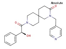 9-[(2S)-2-hydroxy-2-phenylacetyl]-2-(pyridin-4-ylmethyl)-2,9-diazaspiro[5.5]undecan-3-one