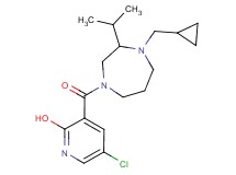 5-chloro-3-{[4-(cyclopropylmethyl)-3-isopropyl-1,4-diazepan-1-yl]carbonyl}-2-pyridinol