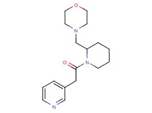 4-{[1-(3-pyridinylacetyl)-2-piperidinyl]methyl}morpholine