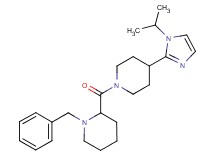 1-benzyl-2-{[4-(1-isopropyl-1H-imidazol-2-yl)piperidin-1-yl]carbonyl}piperidine
