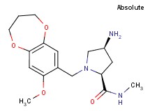 (2S,4S)-4-amino-1-[(8-methoxy-3,4-dihydro-2H-1,5-benzodioxepin-7-yl)methyl]-N-methylpyrrolidine-2-carboxamide