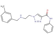 1-{2-[(3-methylbenzyl)amino]ethyl}-N-phenyl-1H-1,2,3-triazole-4-carboxamide