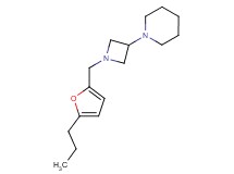 1-{1-[(5-propyl-2-furyl)methyl]azetidin-3-yl}piperidine