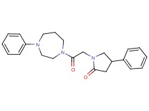 1-[2-oxo-2-(4-phenyl-1,4-diazepan-1-yl)ethyl]-4-phenylpyrrolidin-2-one