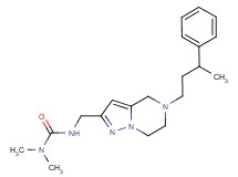 N,N-dimethyl-N'-{[5-(3-phenylbutyl)-4,5,6,7-tetrahydropyrazolo[1,5-a]pyrazin-2-yl]methyl}urea
