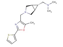 N,N-dimethyl-1-((1R*,5S*,6r)-3-{[5-methyl-2-(2-thienyl)-1,3-oxazol-4-yl]methyl}-3-azabicyclo[3.1.0]hex-6-yl)methanamine