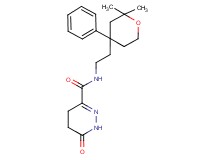 N-[2-(2,2-dimethyl-4-phenyltetrahydro-2H-pyran-4-yl)ethyl]-6-oxo-1,4,5,6-tetrahydropyridazine-3-carboxamide